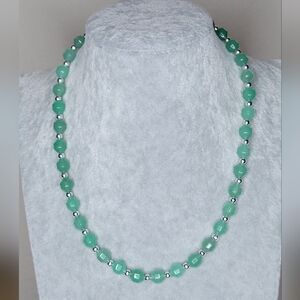 Elegant Green Aventurine Beaded Necklace